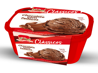 Chocolate com pedaços